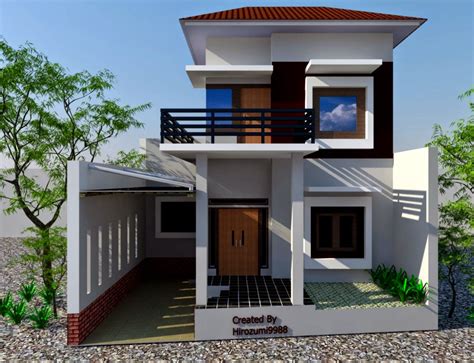 Desain Rumah 2 Kamar Di Depan
